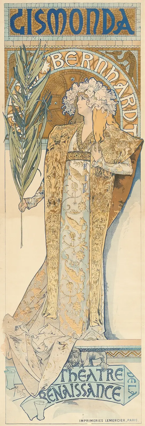 Gismonda poster by Alphonse Mucha