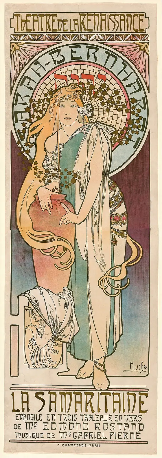 La Samaritaine poster by Alphonse Mucha