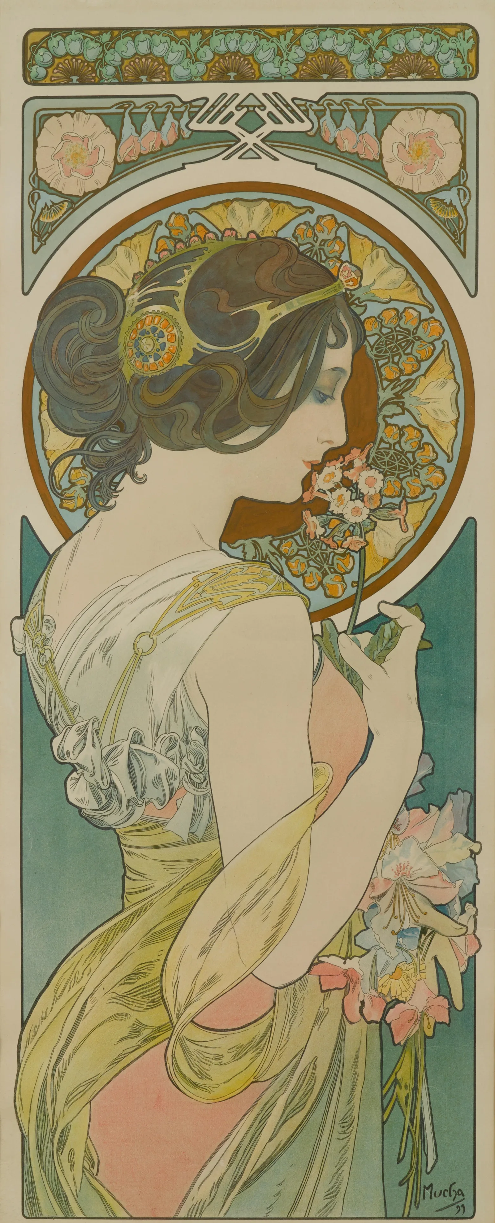 Primrose by Alphonse Mucha